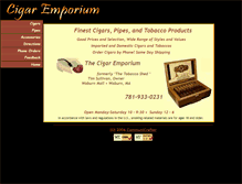 Tablet Screenshot of cigar-emporium.com